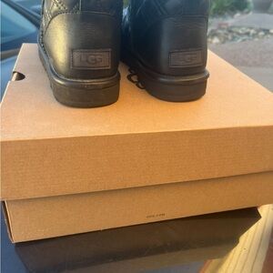 UGG Quilted Black Boots